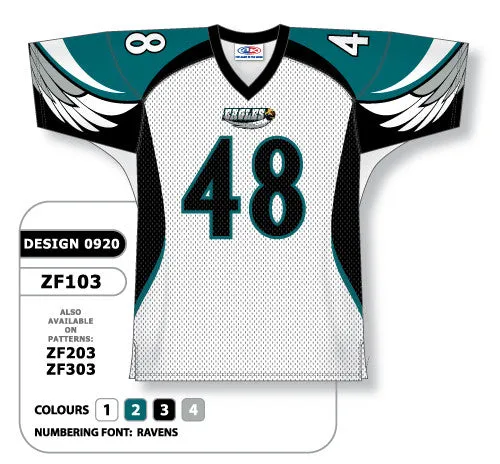 Athletic Knit Custom Sublimated Football Jersey Design 0920