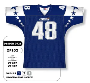 Athletic Knit Custom Sublimated Football Jersey Design 0921