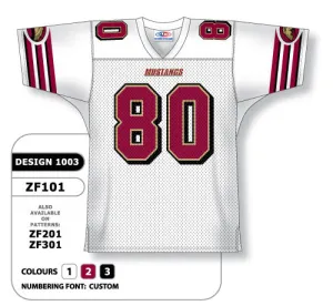 Athletic Knit Custom Sublimated Football Jersey Design 1003