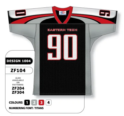 Athletic Knit Custom Sublimated Football Jersey Design 1004