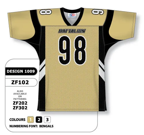 Athletic Knit Custom Sublimated Football Jersey Design 1009