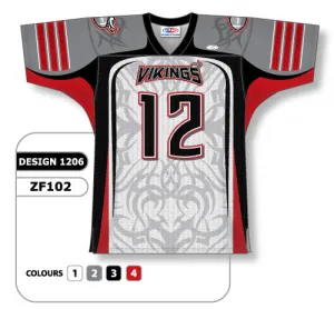 Athletic Knit Custom Sublimated Football Jersey Design 1206