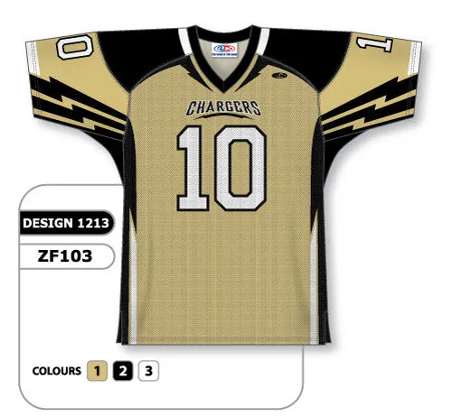 Athletic Knit Custom Sublimated Football Jersey Design 1213