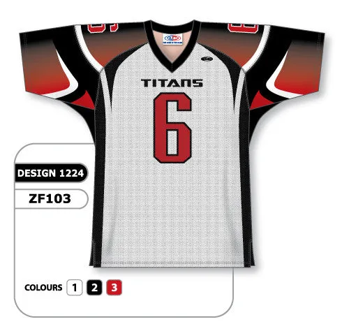 Athletic Knit Custom Sublimated Football Jersey Design 1224