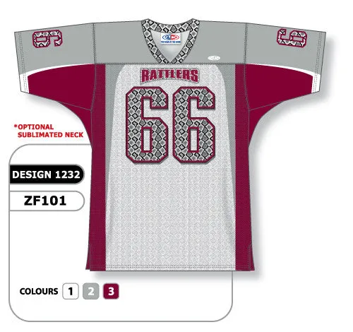 Athletic Knit Custom Sublimated Football Jersey Design 1232