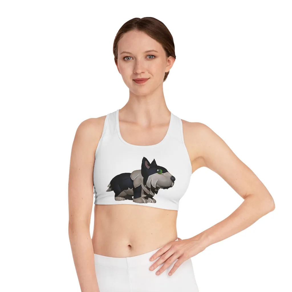 Black Dog Sports Bra (AOP)