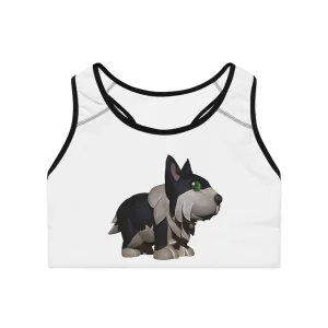 Black Dog Sports Bra (AOP)