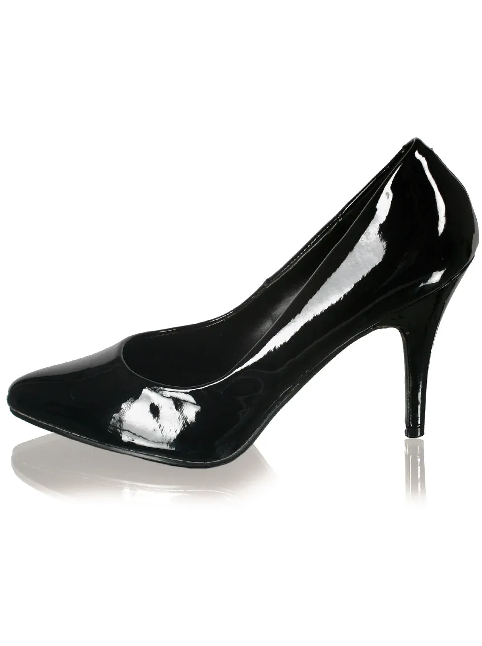 Black Pleaser Femme Fatale Court Shoes - UK 9