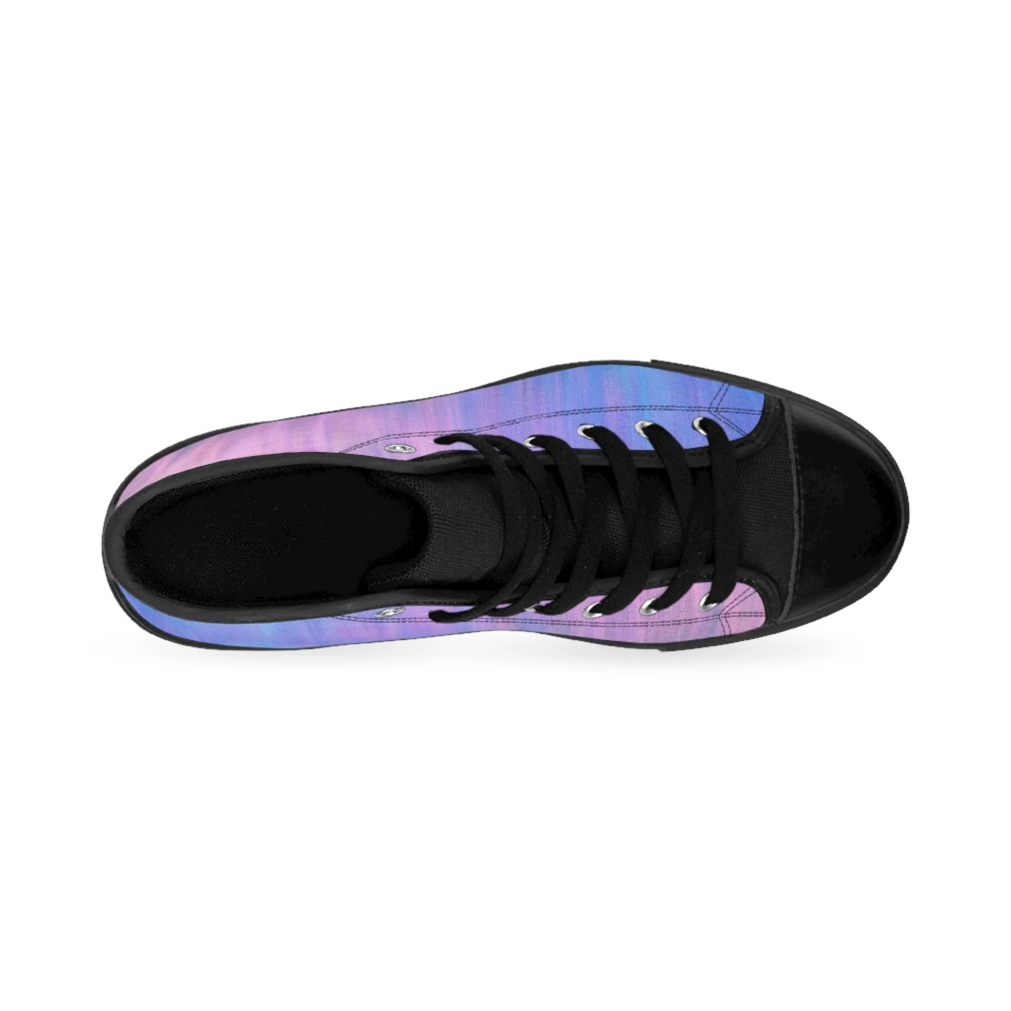 Blue & Purple Metalic - Inovax Women's Classic Sneakers