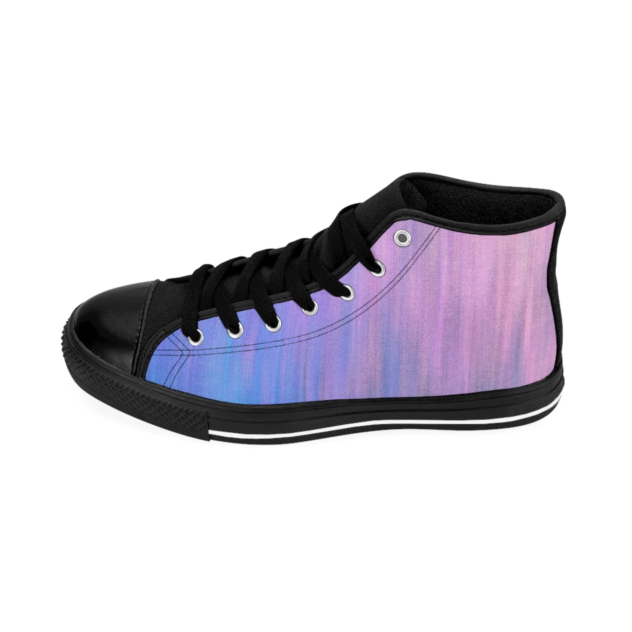 Blue & Purple Metalic - Inovax Women's Classic Sneakers