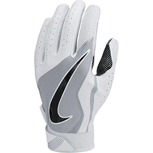 Boy Vapor Jet 4 Football Gloves White/Wolf Grey/Black Size Medium