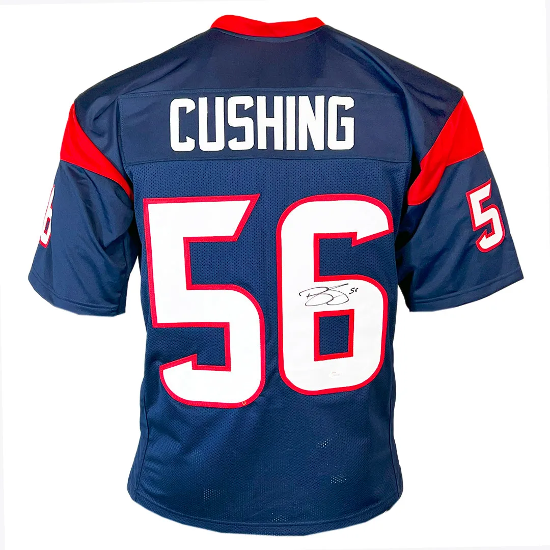 Brian Cushing Signed Houston Navy Football Jersey (JSA)