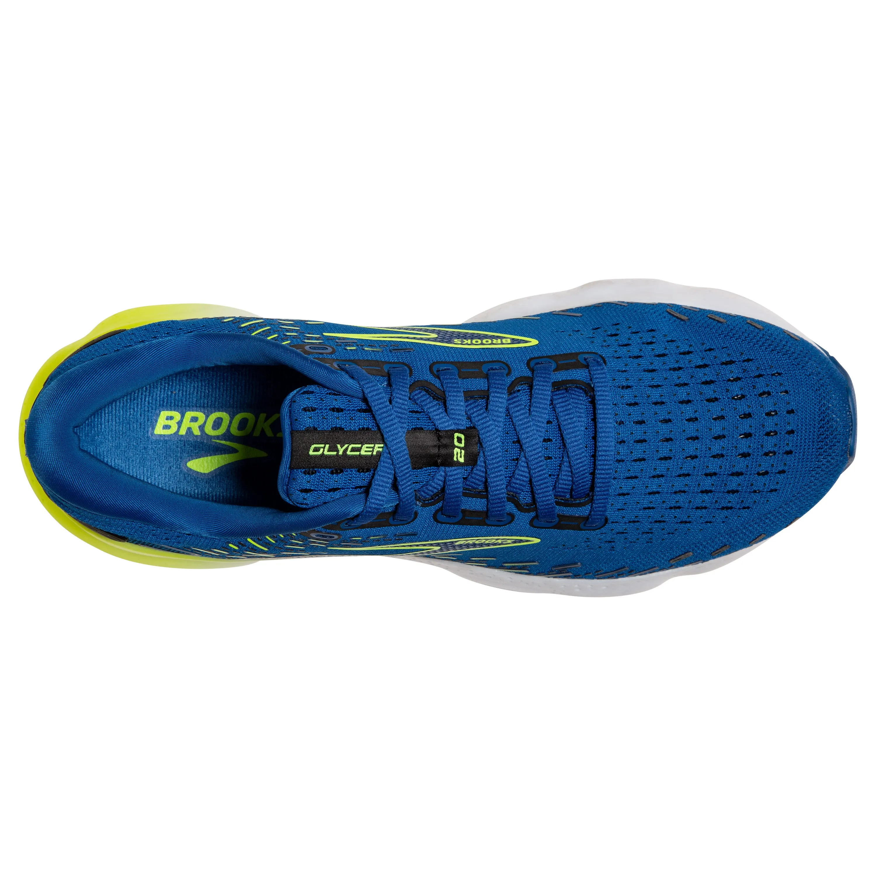 Brooks Mens Trainer Glycerin 20 Blue/Nightlife/White