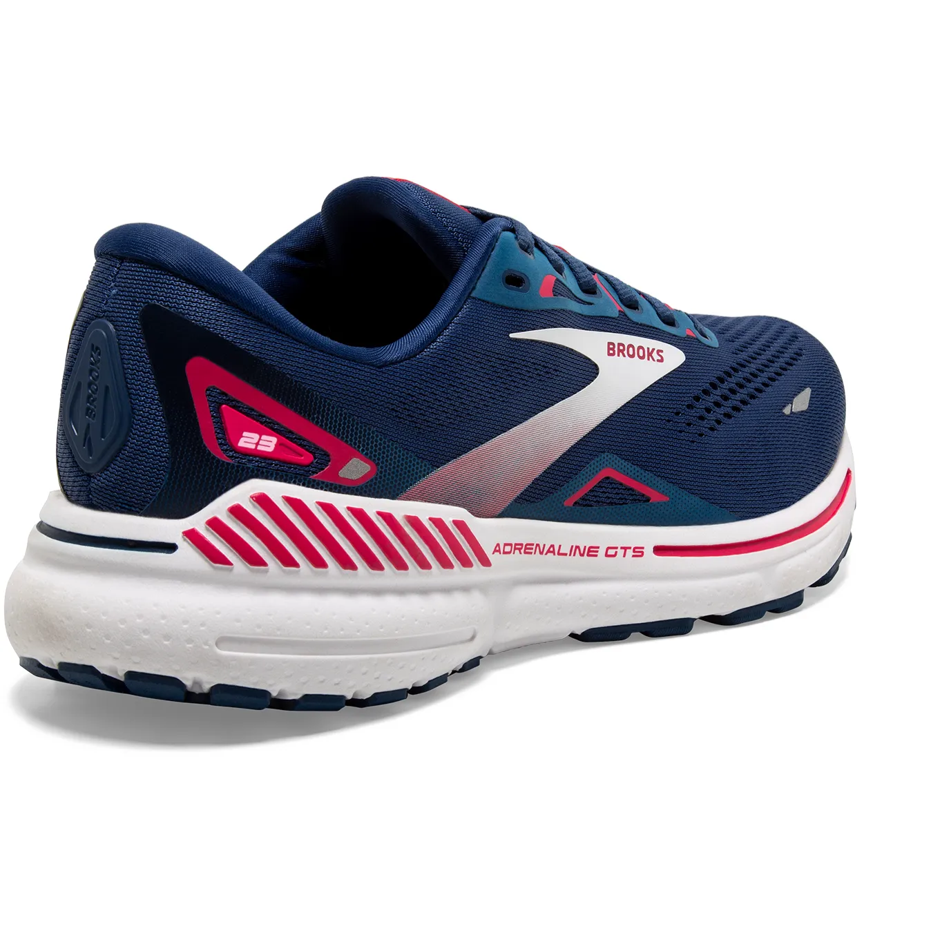 Brooks Womens Trainer Adrenaline GTS 23 Blue/Raspberry/White