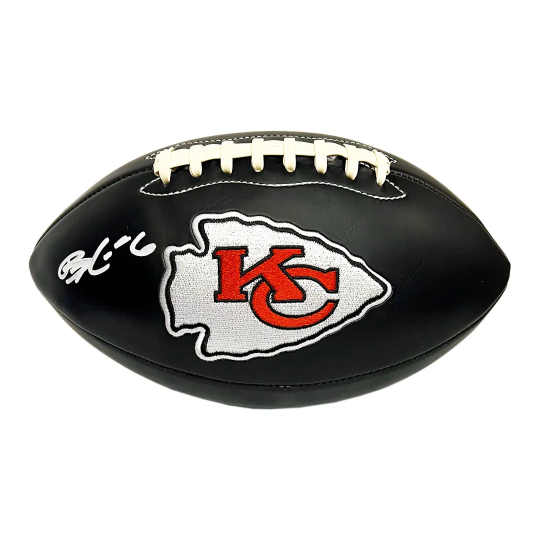 Bryan Cook Signed Kansas City Chiefs Official NFL Team Logo Black Football (Beckett)