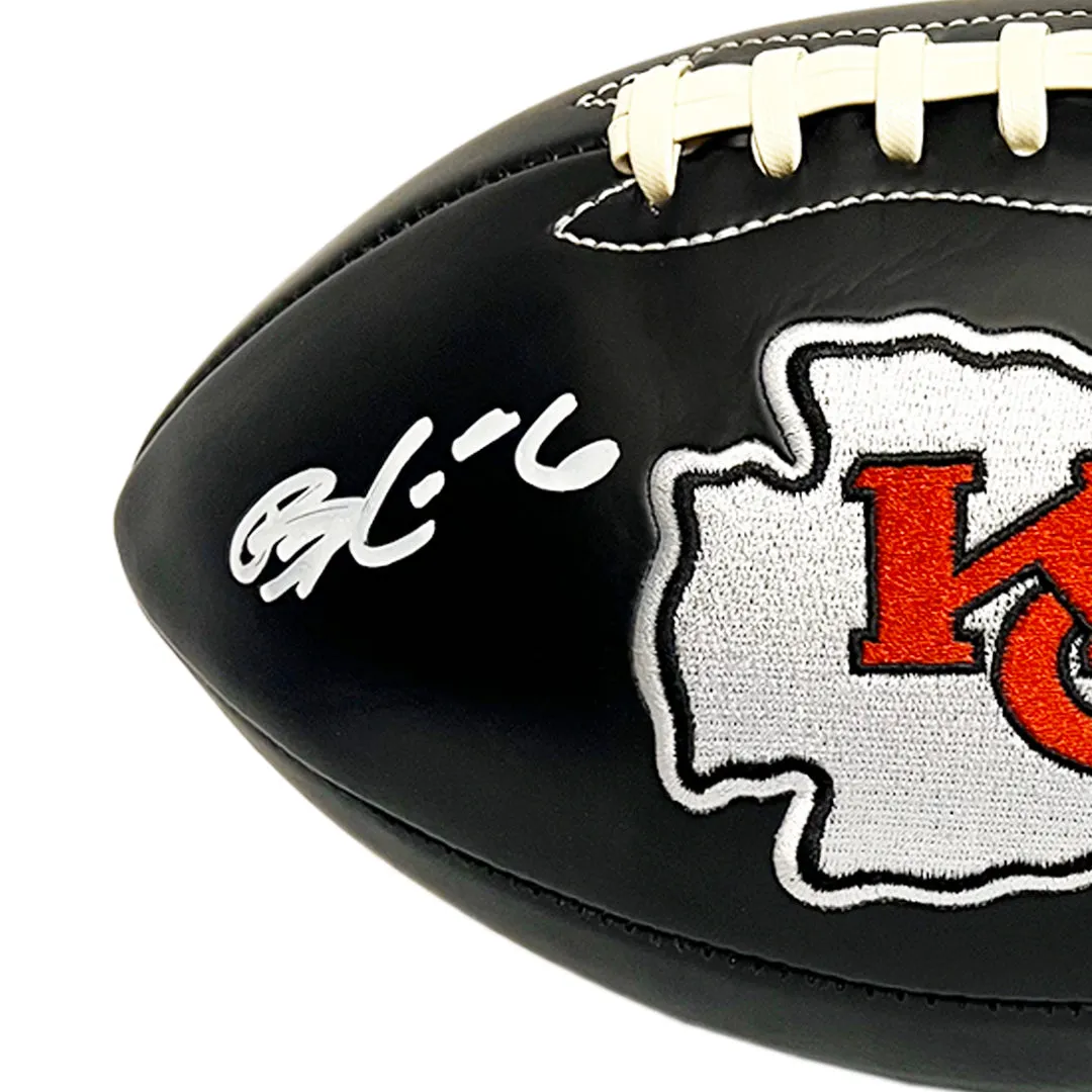 Bryan Cook Signed Kansas City Chiefs Official NFL Team Logo Black Football (Beckett)