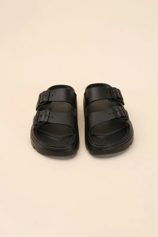 Cairo Buckle Strap Slides