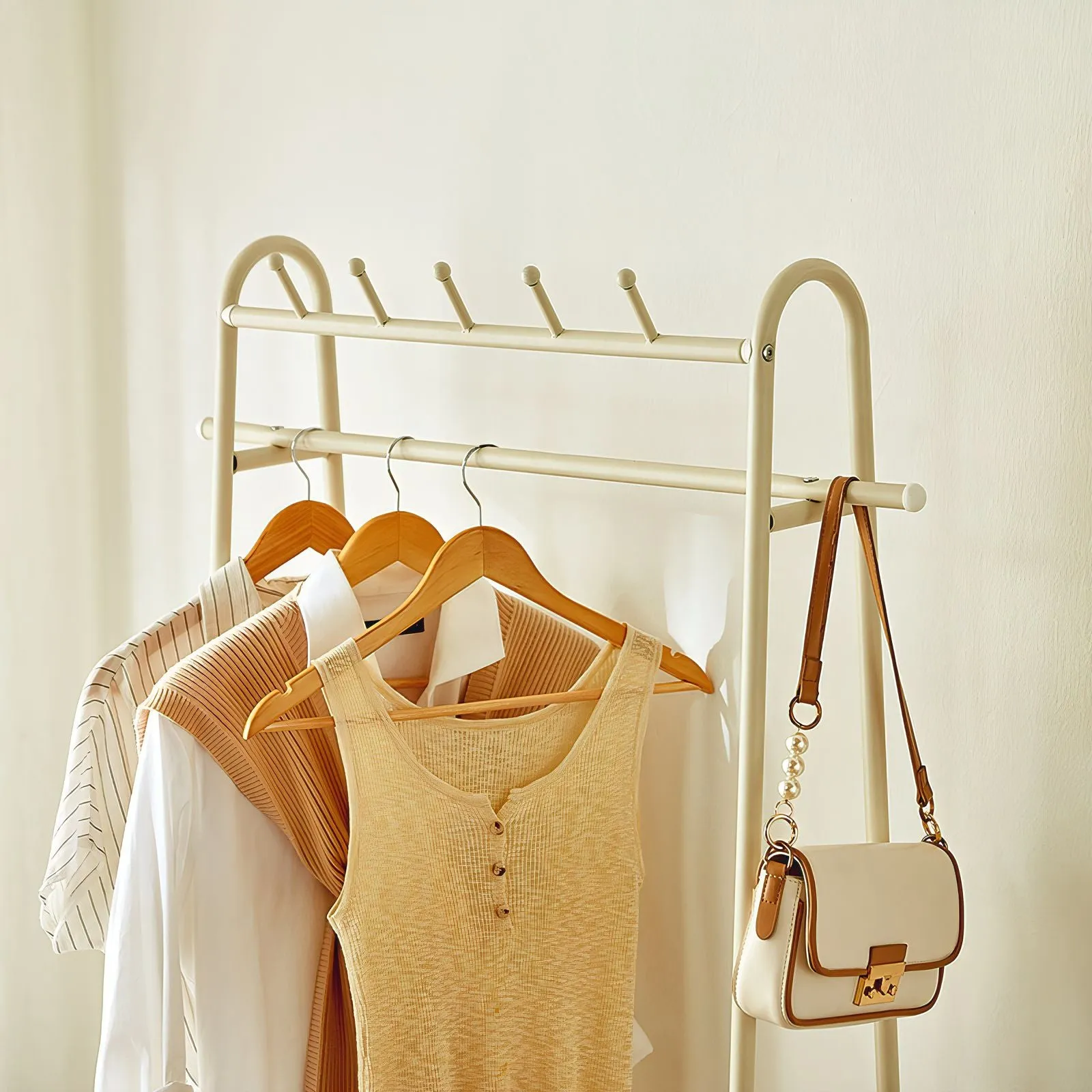 CAMILLA Multi-Hook Clothes Rack