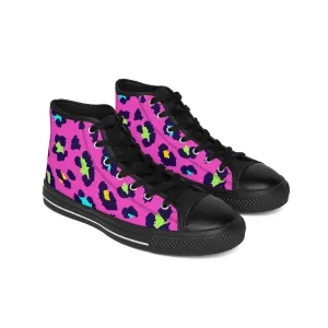 Cheetah print Women's Classic Sneakers