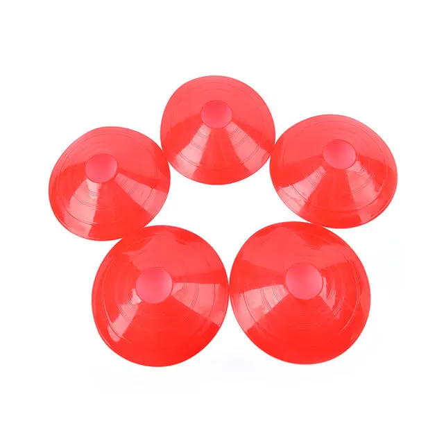 Cones Marker Discs for Rugby Training: 5pcs set