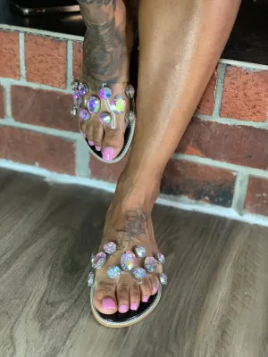 Crystal Clear Sandals