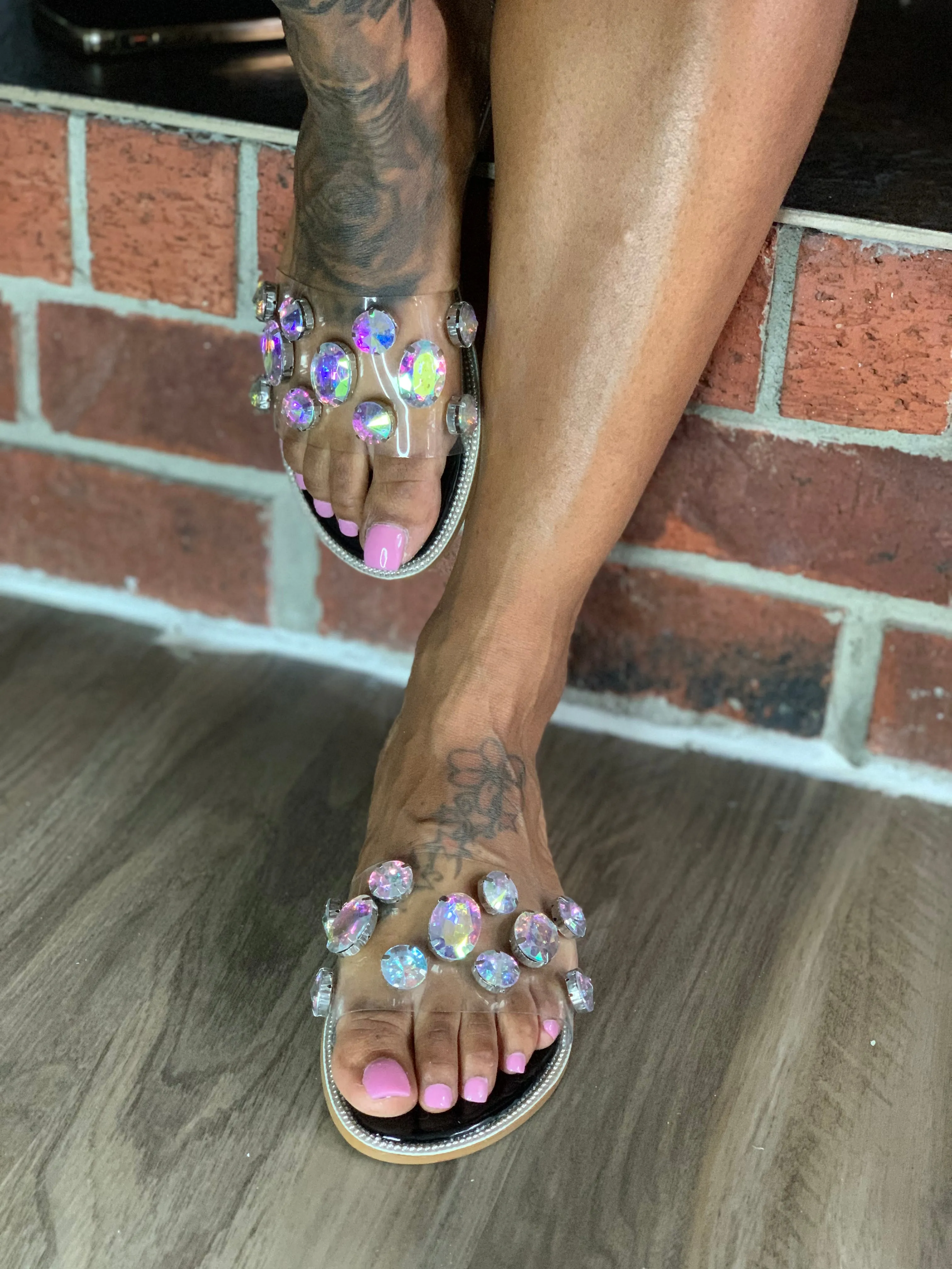 Crystal Clear Sandals