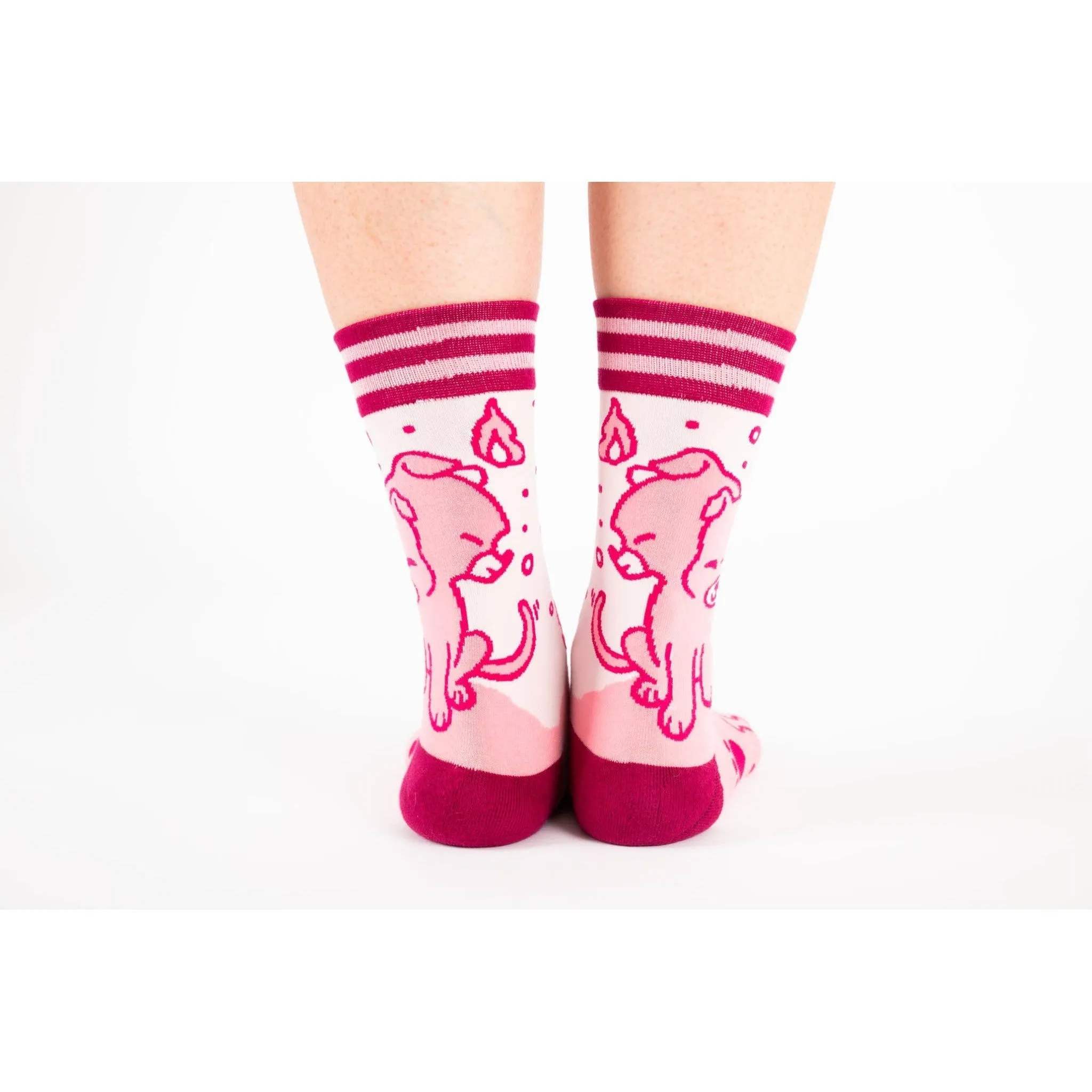 Cute Cerberus Socks | Mythical Multi-headed Dog Footwear