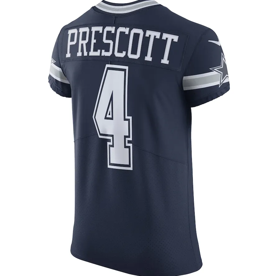 Dallas Cowboys Men's Dak Prescott Elite Jersey - Navy ***