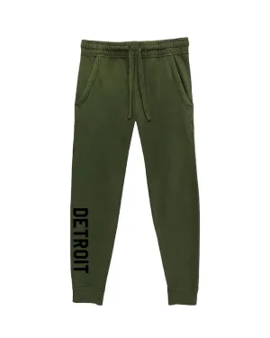 Detroit Mineral Wash Jogger / Green