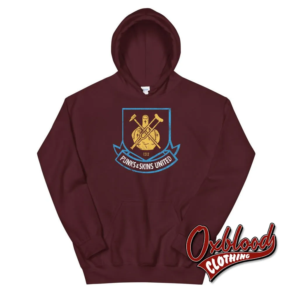 Distressed "West Ham" Punks & Skins United Sweater - Football 1312 Hoodie