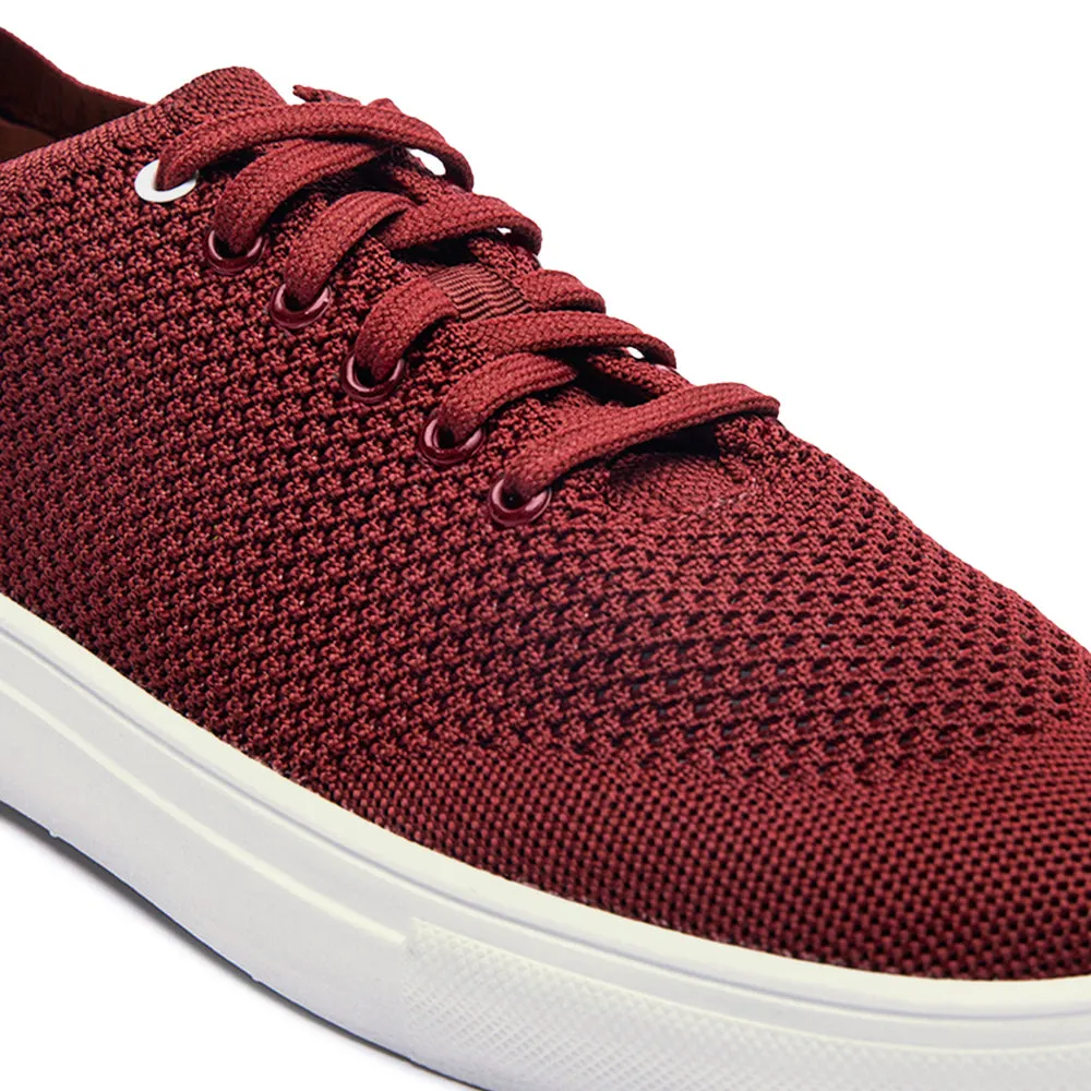 Ellipsis - Breathable Sneakers | Burgundy