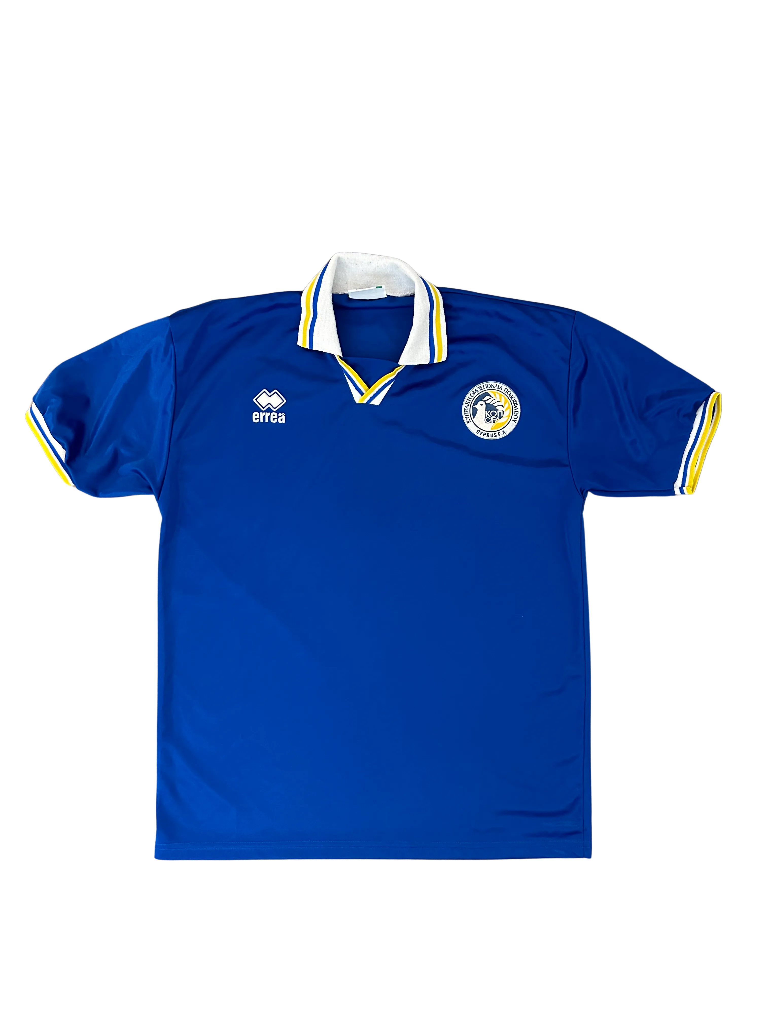 Errea - Cyprus 2000 Home Football Shirt