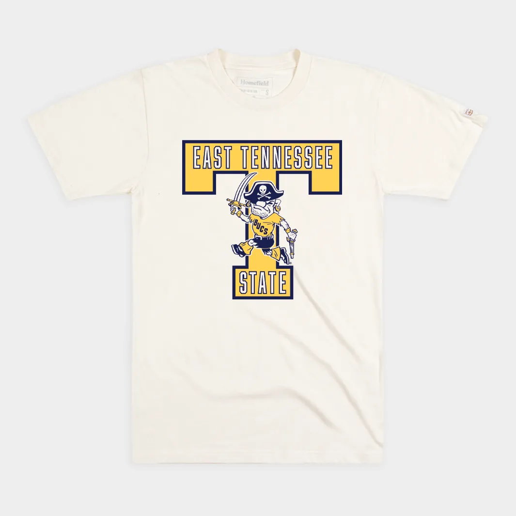 ETSU Buccaneers Block "T" Logo Tee