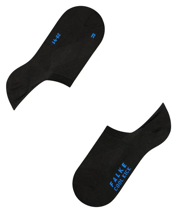 Falke Cool Kick No Show Socks in Black