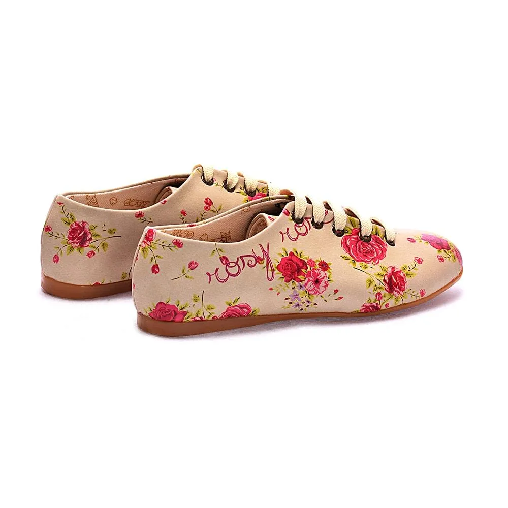 Flowers Ballerinas Shoes SLV046