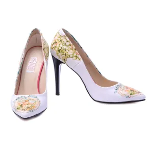 Flowers Heel Shoes STL4406