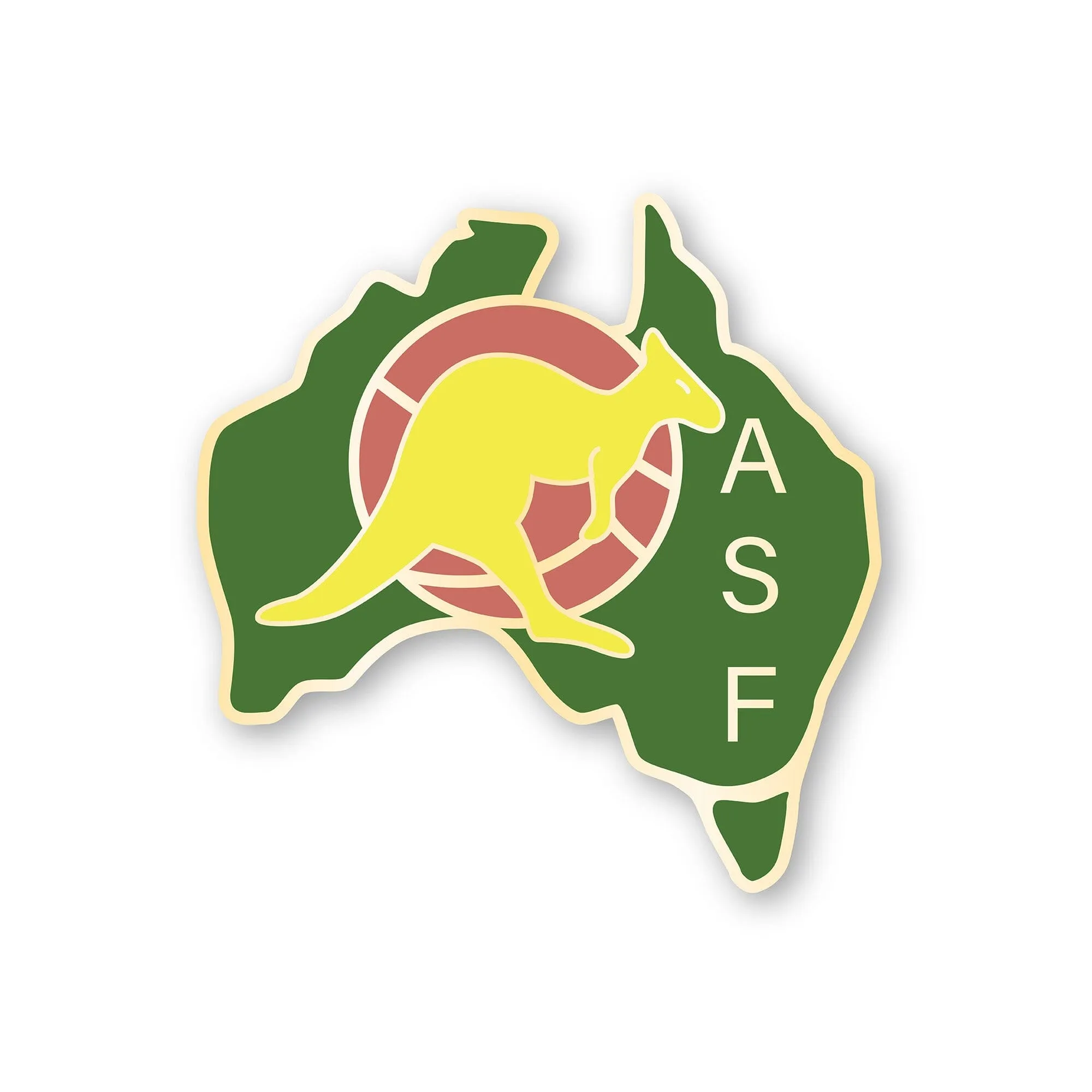 Football Australia Logo Pin 1974-1980 (FFALOGOPIN1974)