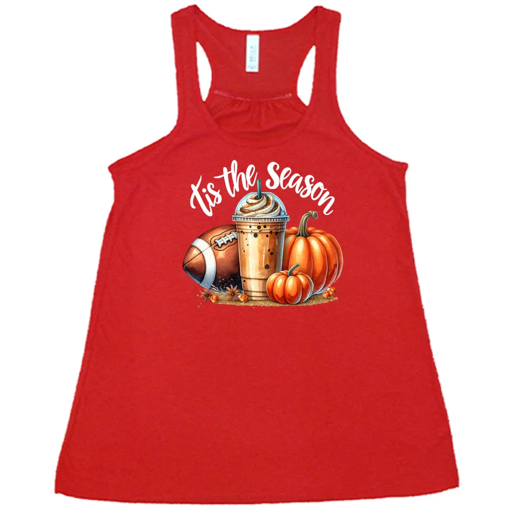 Football Coffee Tis The Season Shirt