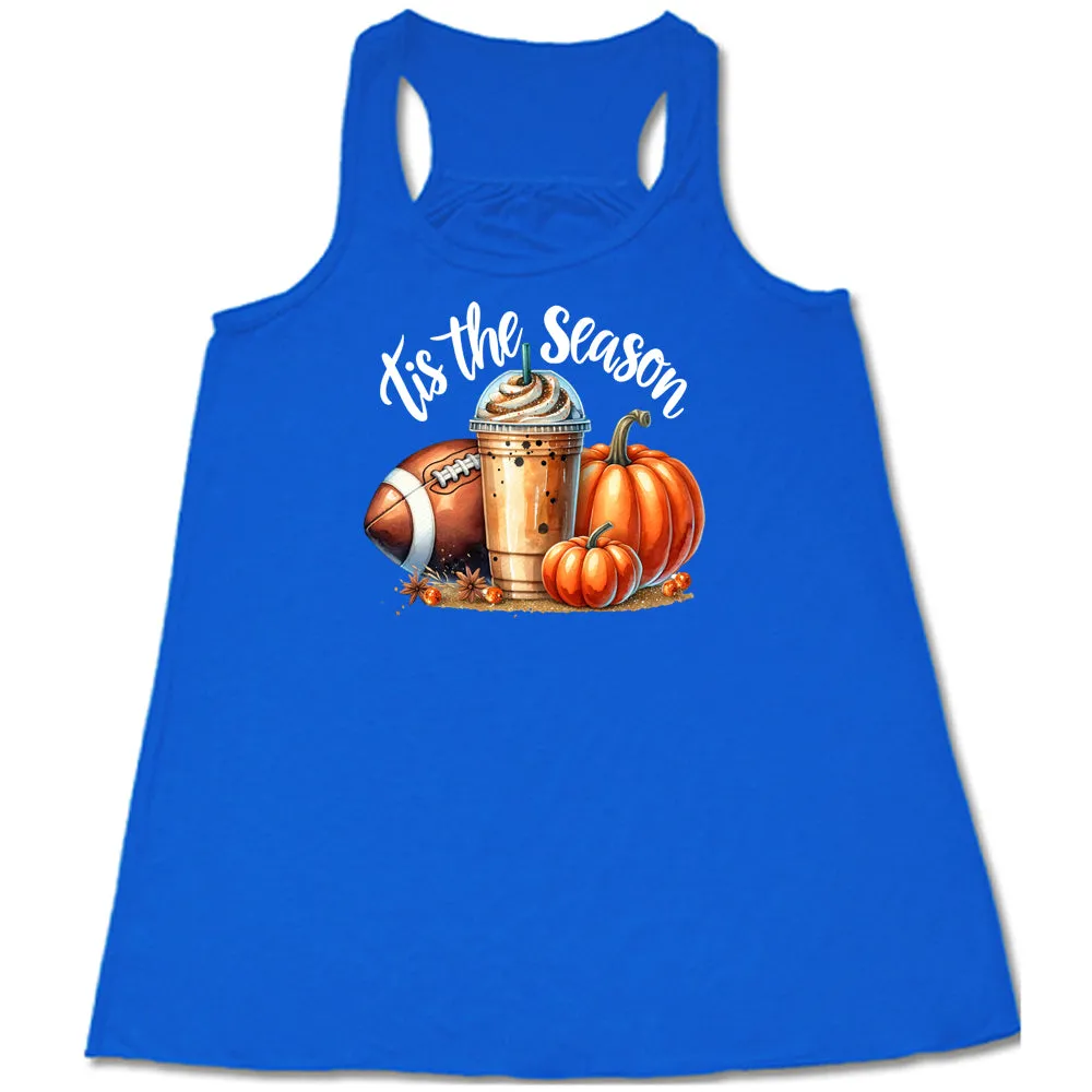 Football Coffee Tis The Season Shirt