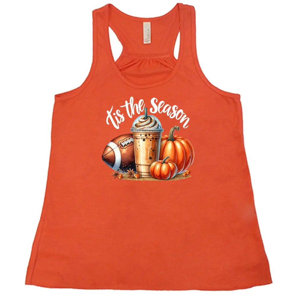 Football Coffee Tis The Season Shirt