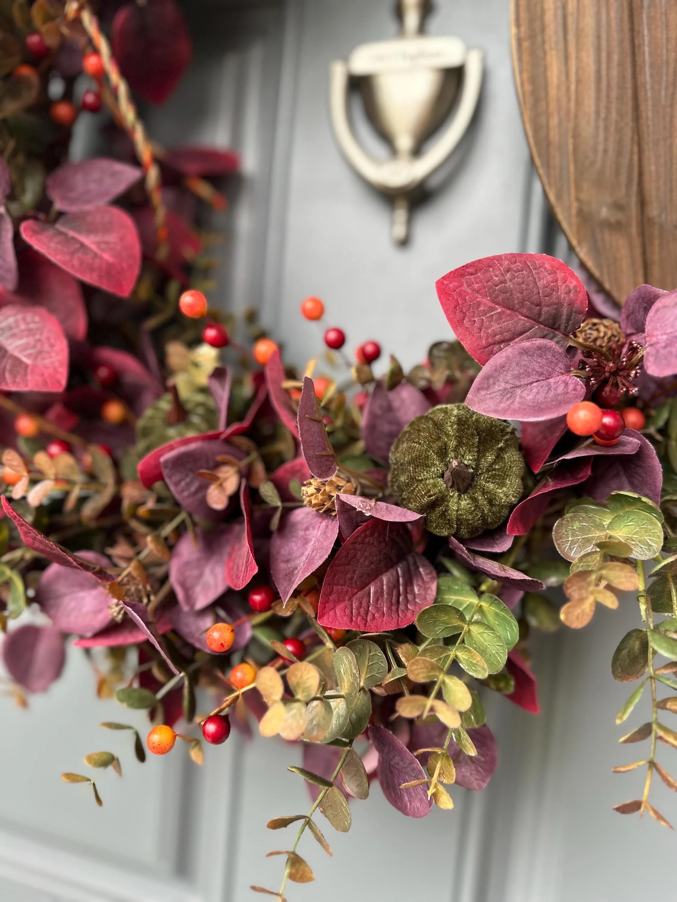 Football front door wreath