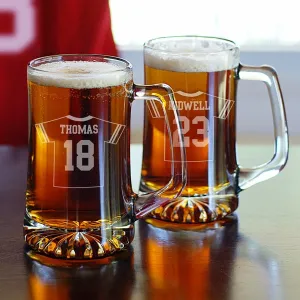 Football Jersey Mugs (Set of 2)