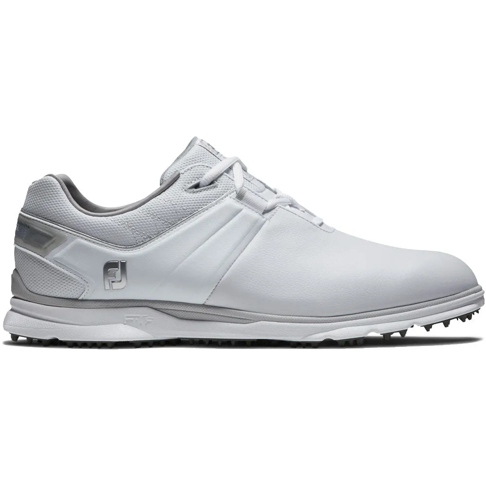 FootJoy Pro SL Waterproof Spikeless Shoes - White/Grey