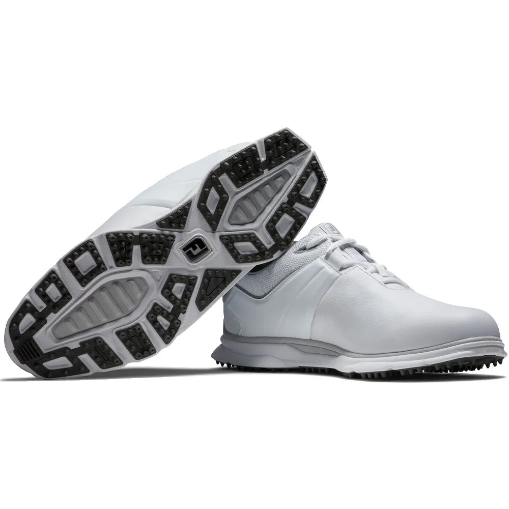 FootJoy Pro SL Waterproof Spikeless Shoes - White/Grey