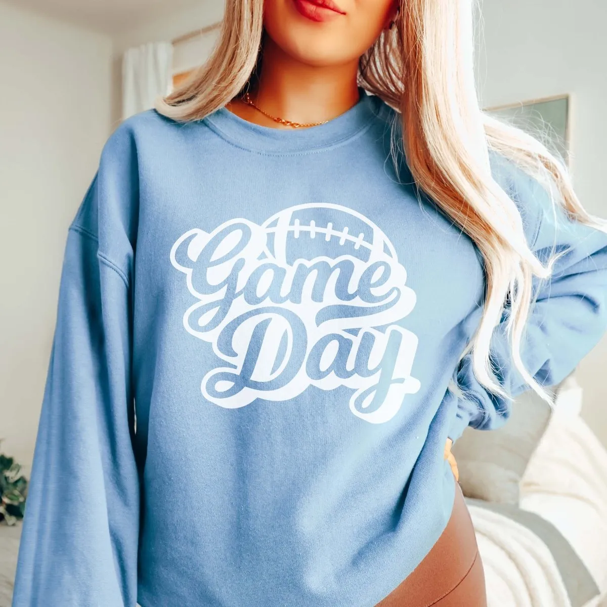 Game Day Script Football Wholesale Sweatshirt - Fast Shipping