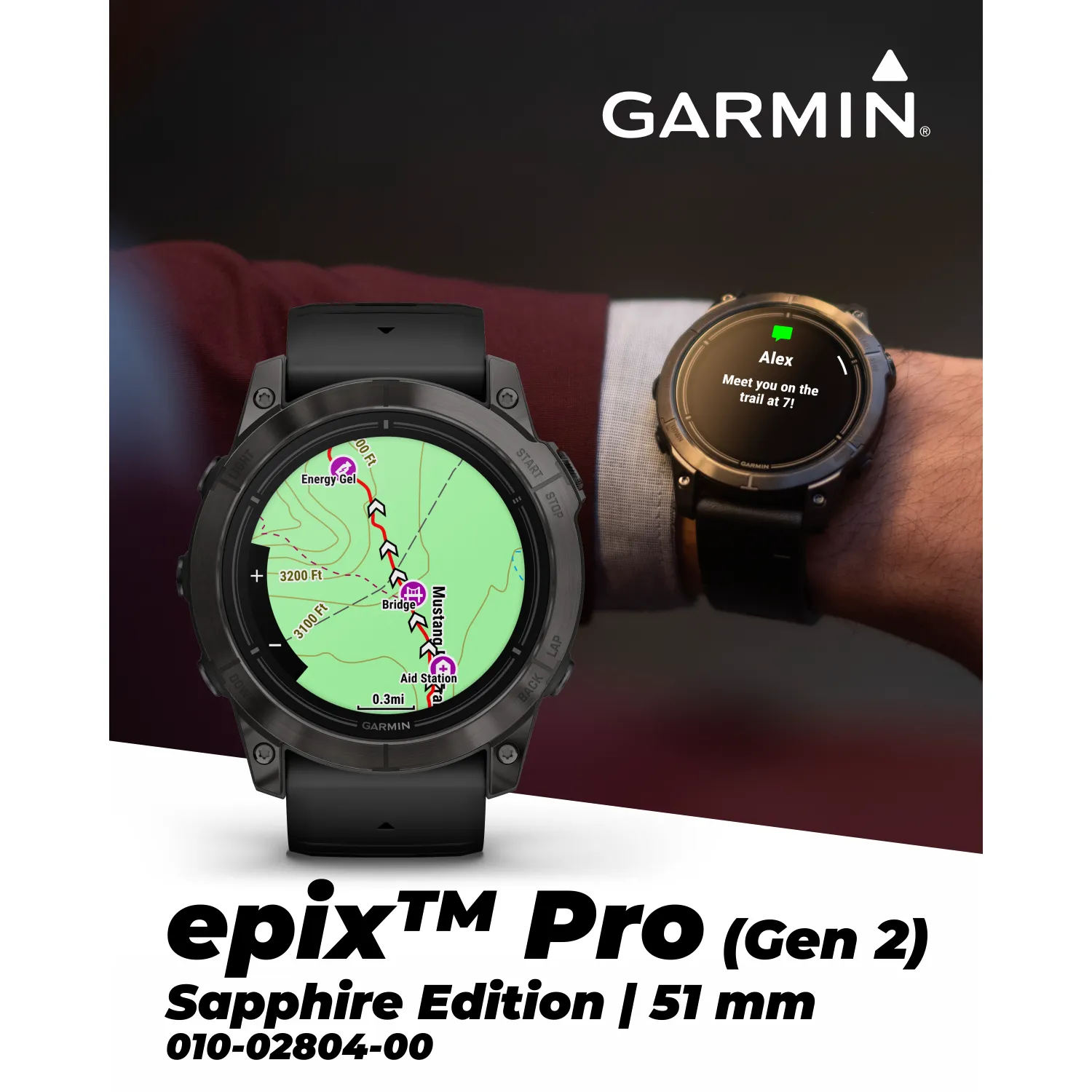 Garmin Epix Pro (Gen 2) Standard / Sapphire Edition high Performance Smartwatch