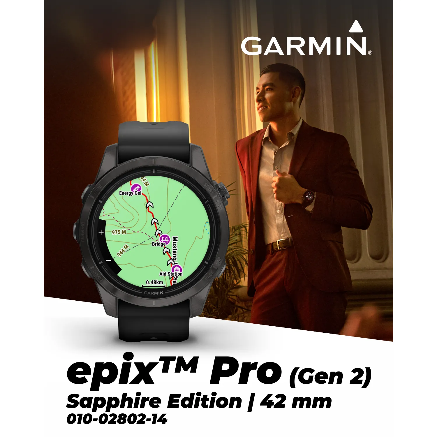 Garmin Epix Pro (Gen 2) Standard / Sapphire Edition high Performance Smartwatch