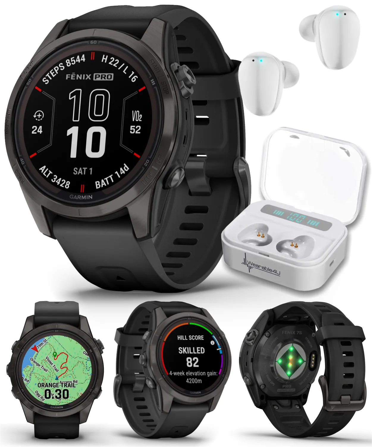 Garmin Fenix 7 Pro Solar Series Multisport GPS 42/47/51 mm Smartwatch