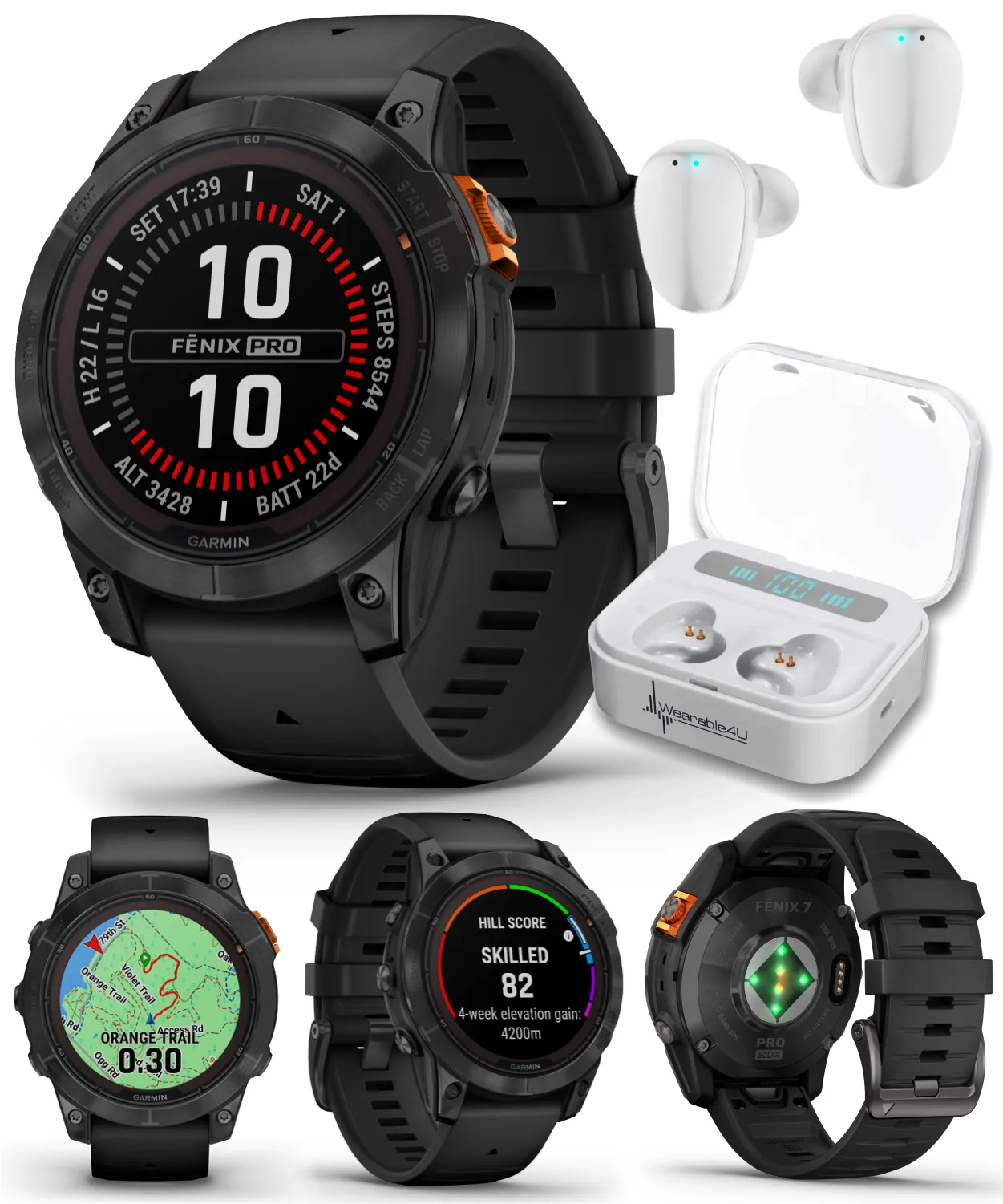 Garmin Fenix 7 Pro Solar Series Multisport GPS 42/47/51 mm Smartwatch