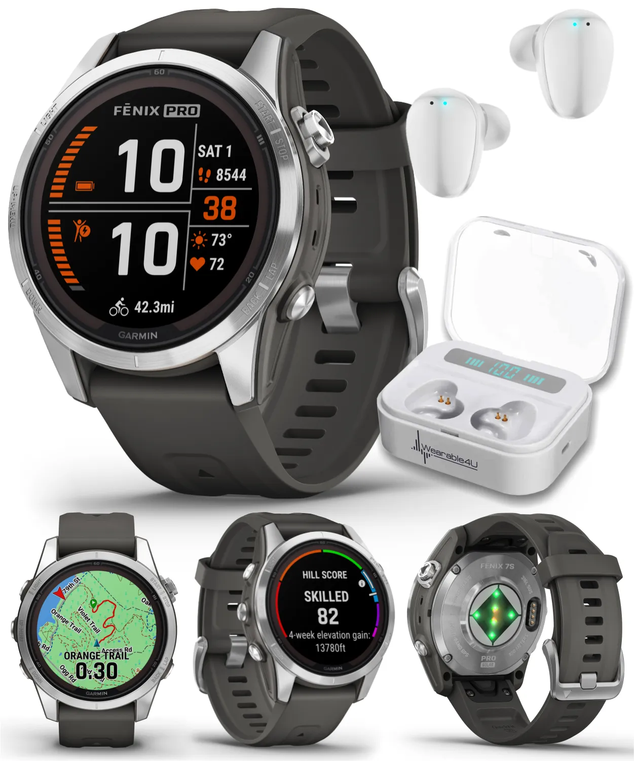 Garmin Fenix 7 Pro Solar Series Multisport GPS 42/47/51 mm Smartwatch